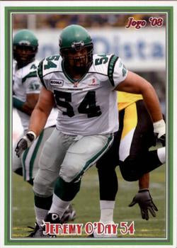 2008 Jogo CFL # 1 Jeremy O'Day