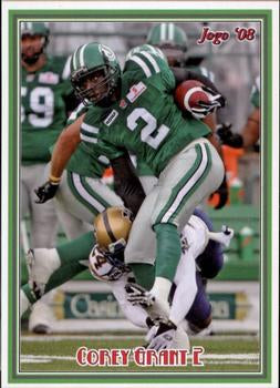 2008 Jogo CFL # 2 Corey Grant
