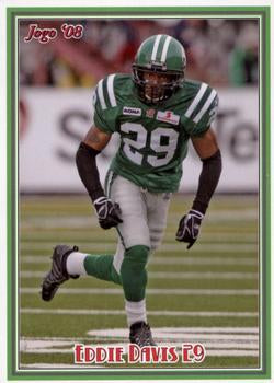 2008 Jogo CFL # 12 Eddie Davis
