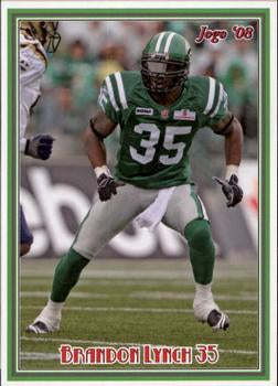 2008 Jogo CFL # 15 Brandon Lynch
