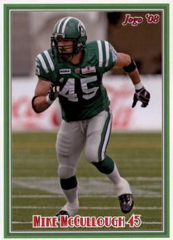 2008 Jogo CFL # 17 Mike McCullough