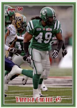 2008 Jogo CFL # 21 Yannick Carter