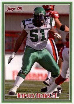 2008 Jogo CFL # 22 Marcus Adams