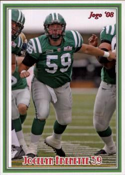 2008 Jogo CFL # 26 Jocelyn Frenette