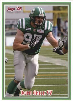 2008 Jogo CFL # 36 John Chick