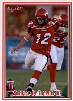 2008 Jogo CFL # 39 Sandro DeAngelis