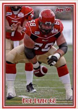 2008 Jogo CFL # 42 Rob Lazeo
