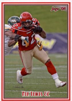 2008 Jogo CFL # 43 Nik Lewis