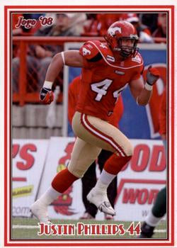 2008 Jogo CFL # 44 Justin Phillips