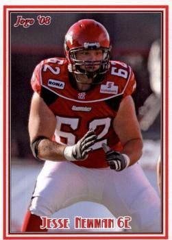 2008 Jogo CFL # 48 Jesse Newman