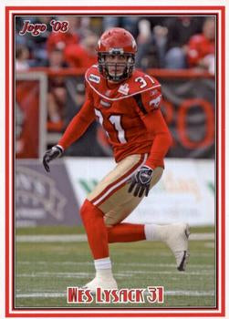 2008 Jogo CFL # 50 Wes Lysack