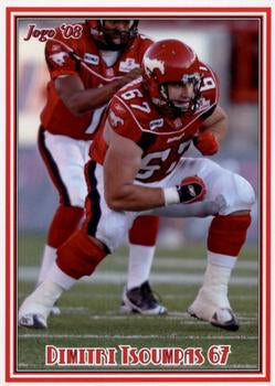 2008 Jogo CFL # 53 Dimitri Tsoumpas