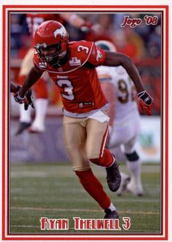 2008 Jogo CFL # 58 Ryan Thelwell