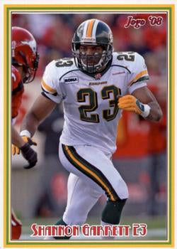 2008 Jogo CFL # 65 Shannon Garrett