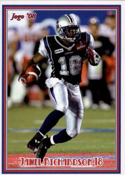 2008 Jogo CFL # 103 Jamel Richardson