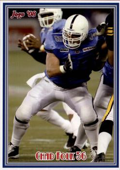 2008 Jogo CFL # 106 Chad Folk