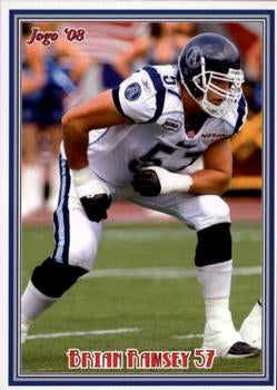 2008 Jogo CFL # 111 Brian Ramsay