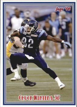 2008 Jogo CFL # 115 Chuck Winters
