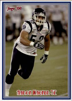 2008 Jogo CFL # 116 Aaron Wagner