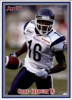 2008 Jogo CFL # 117 Obed Cetoute