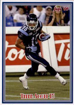 2008 Jogo CFL # 124 Tyler Scott