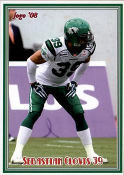 2008 Jogo CFL # 128 Sebastian Clovis