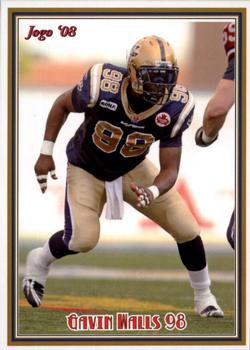 2008 Jogo CFL # 131 Gavin Walls