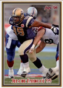 2008 Jogo CFL Winnipeg Blue Bombers Team Set of 24 Cards - 360 sets made!
