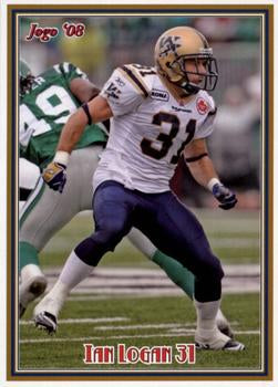 2008 Jogo CFL # 145 Ian Logan