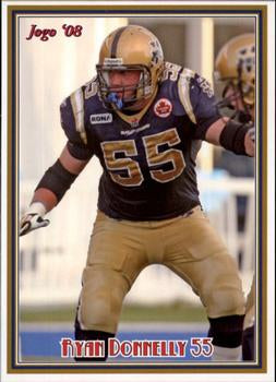 2008 Jogo CFL # 148 Ryan Donnelly