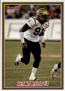 2008 Jogo CFL # 151 Shawn Mayne