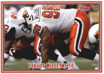 2008 Jogo CFL # 157 Tyrone Williams