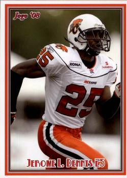 2008 Jogo CFL # 165 Jerome Dennis