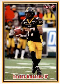 2008 Jogo CFL # 170 Richie Williams