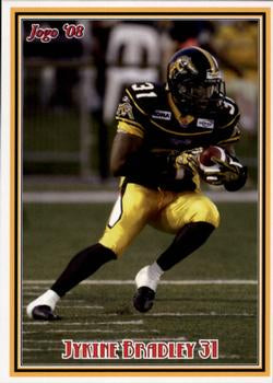 2008 Jogo CFL # 173 Jykine Bradley