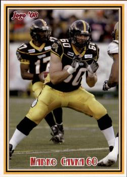 2008 Jogo CFL # 175 Marko Cavka