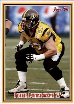 2008 Jogo CFL Hamilton Tiger-Cats  Team Set of 13 Cards - 360 sets made!