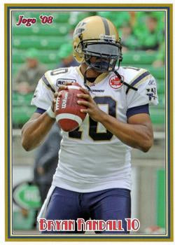 2008 Jogo CFL Rookie Set of 15 Cards - 200 sets made!