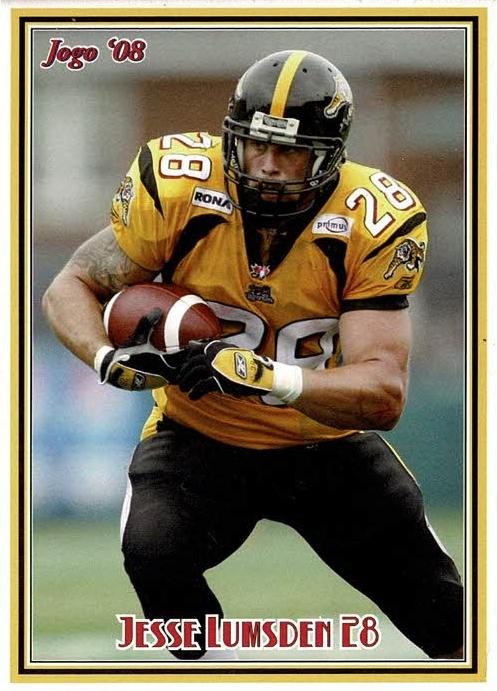 2008 Jogo CFL Short Print Set of 15 Cards - 200 sets made!