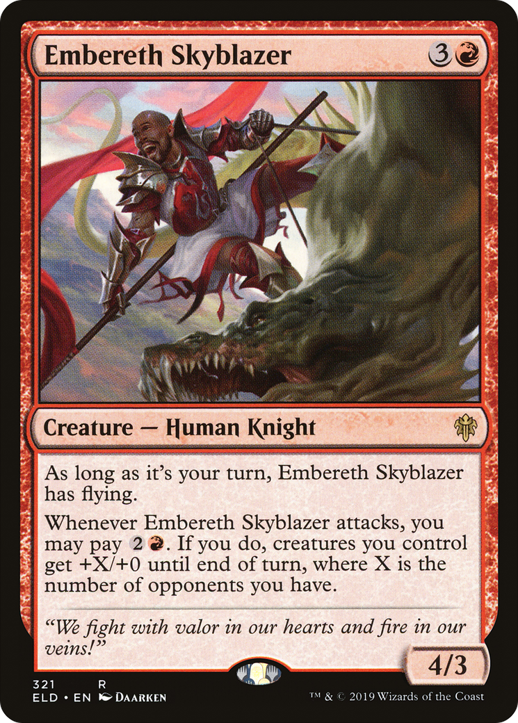 Embereth Skyblazer (ELD-321)  - Throne of Eldraine