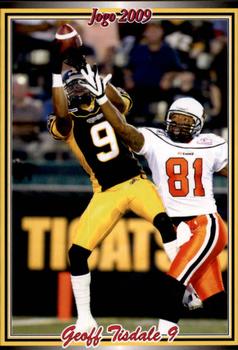 2009 Jogo CFL Hamilton Tiger-Cats Team Set of 21 Cards - 300 sets made!