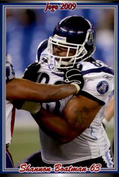 2009 Jogo CFL Toronto Argonauts Team Set of 24 Cards - 300 sets made!