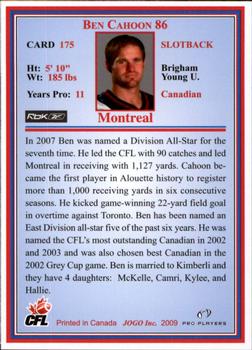 2009 Jogo CFL Montreal Alouettes Team Set of 25 Cards - 300 sets made!