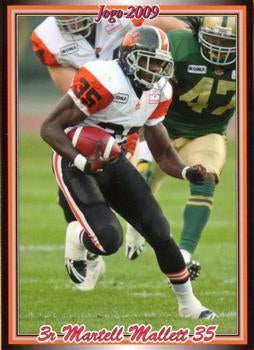 2009 Jogo CFL Rookie Set of 15 Cards - 150 sets made!