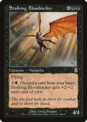 Stalking Bloodsucker (ODY-163)  Foil - Odyssey