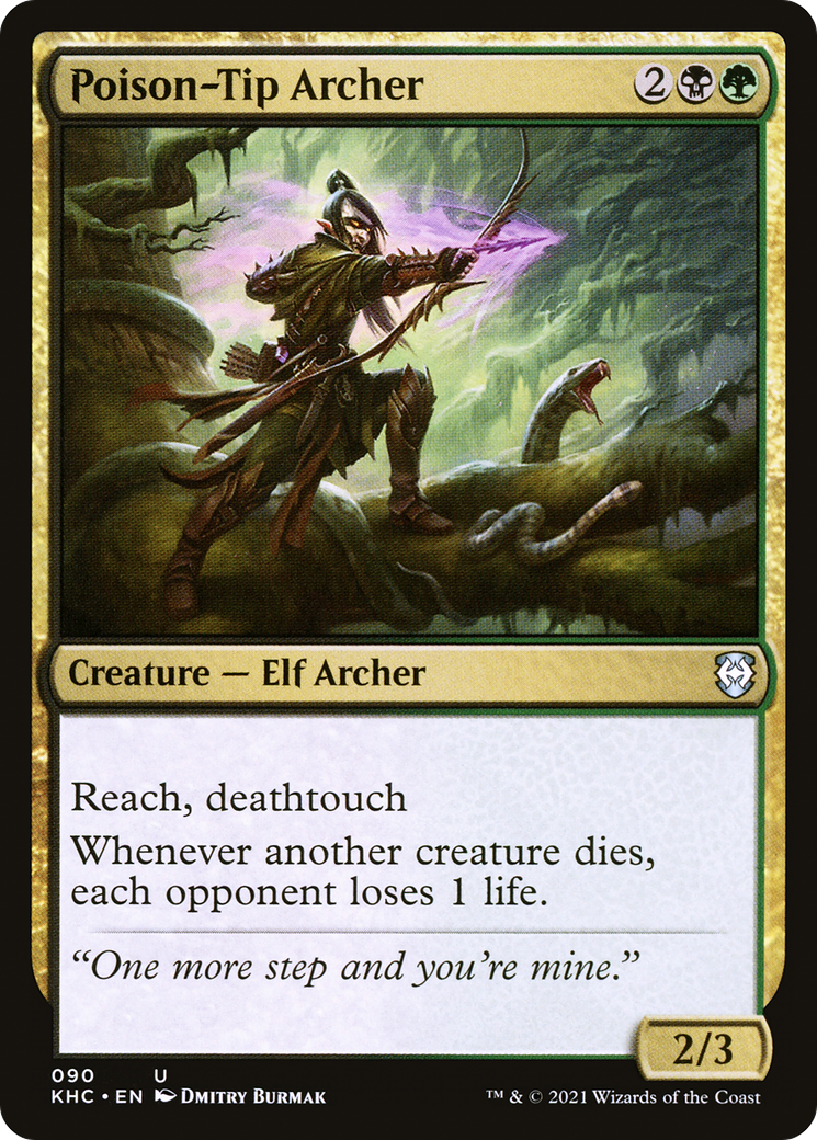 Poison-Tip Archer (KHC-090)  - Kaldheim Commander