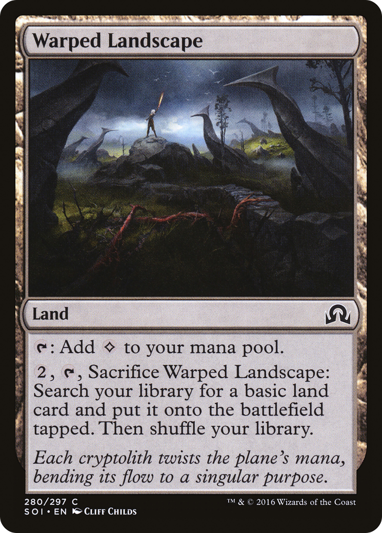 Warped Landscape (SOI-280)  Foil - Shadows over Innistrad