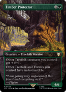 Timber Protector (Borderless) (LTC-533)  Foil - Tales of Middle-earth Commander