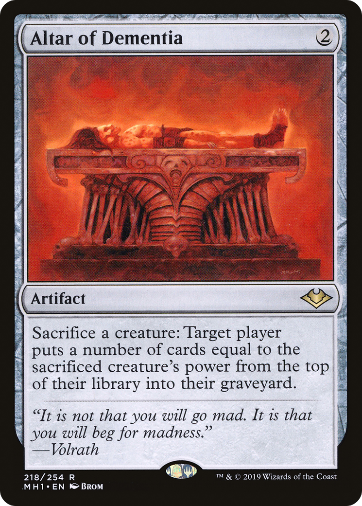 Altar of Dementia (MH1-218)  - Modern Horizons