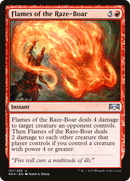 Flames of the Raze-Boar (RNA-101)  - Ravnica Allegiance